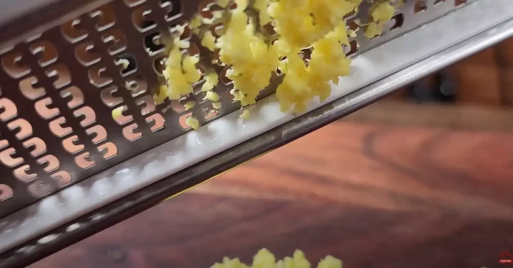 grated ginger for orange chicken